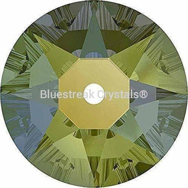 Swarovski Sew On Crystals Xirius Lochrose (3188) Crystal Iridescent Green-Swarovski Sew On Crystals-5mm - Pack of 25-Bluestreak Crystals