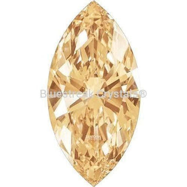 Swarovski Zirconia Marquise Pure Brilliance Cut Fancy Yellow-Swarovski Cubic Zirconia-3x1.5mm - Pack of 100 (Wholesale)-Bluestreak Crystals