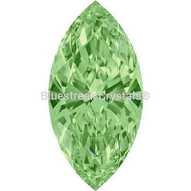 Swarovski Zirconia Marquise Pure Brilliance Cut Spring Green-Swarovski Cubic Zirconia-3x1.5mm - Pack of 100 (Wholesale)-Bluestreak Crystals