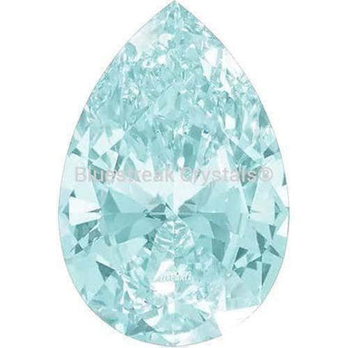 Swarovski Zirconia Pear Pure Brilliance Cut Frosty Mint-Swarovski Cubic Zirconia-3x2mm - Pack of 100 (Wholesale)-Bluestreak Crystals