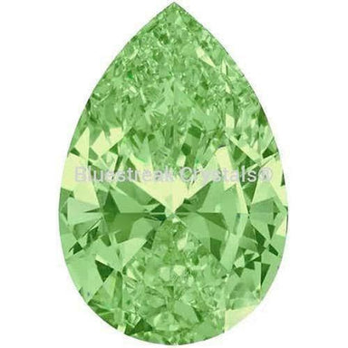 Swarovski Zirconia Pear Pure Brilliance Cut Spring Green-Swarovski Cubic Zirconia-3x2mm - Pack of 100 (Wholesale)-Bluestreak Crystals