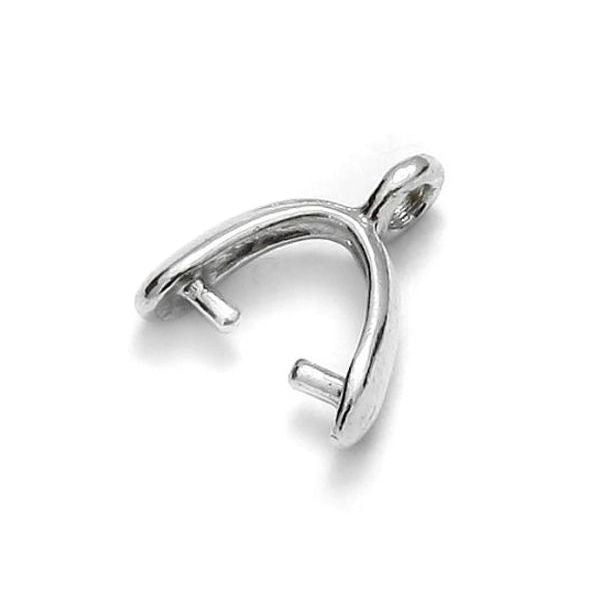 Sterling Silver (925) Stirrup Bail