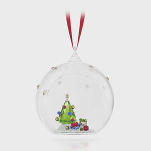 Swarovski Holiday Cheers Tree and Gifts Ball Ornament