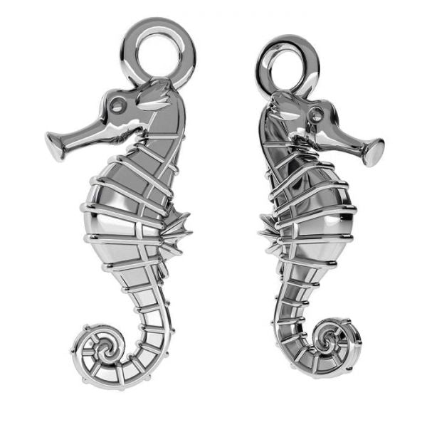 Sterling Silver (925) Seahorse Charm