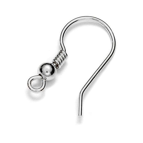 Silver Plated Fish Hook Ear Wires