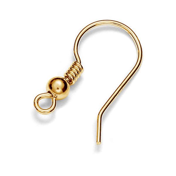 Gold Plated Fish Hook Earwires