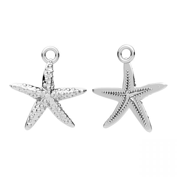 Sterling Silver (925) Starfish Charm