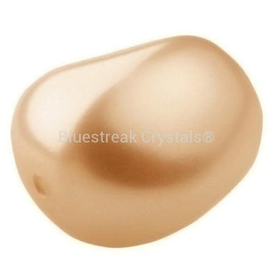 Preciosa Pearls Elliptic Gold-Preciosa Pearls-11x9.5mm - Pack of 10-Bluestreak Crystals