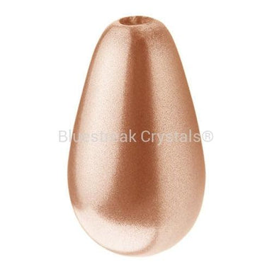 Preciosa Pearls Pear Bronze-Preciosa Pearls-10x6mm - Pack of 10-Bluestreak Crystals