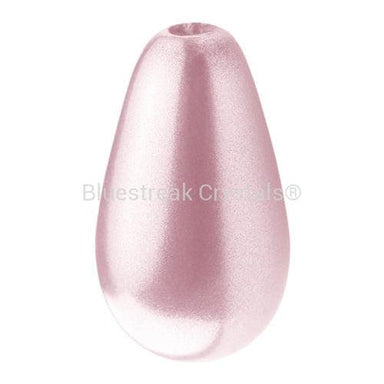 Preciosa Pearls Pear Rosaline-Preciosa Pearls-10x6mm - Pack of 10-Bluestreak Crystals